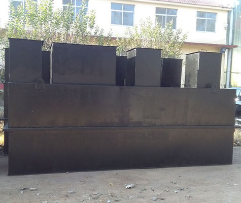 La depuradora de aguas residuales subterráneo del paquete para la escuela quita BOD5 el BACALAO NH3N