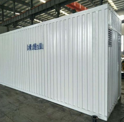 Sistema de tratamiento de aguas residuales en contenedor del hotel de las aguas residuales de MBBR MBR 380 voltios